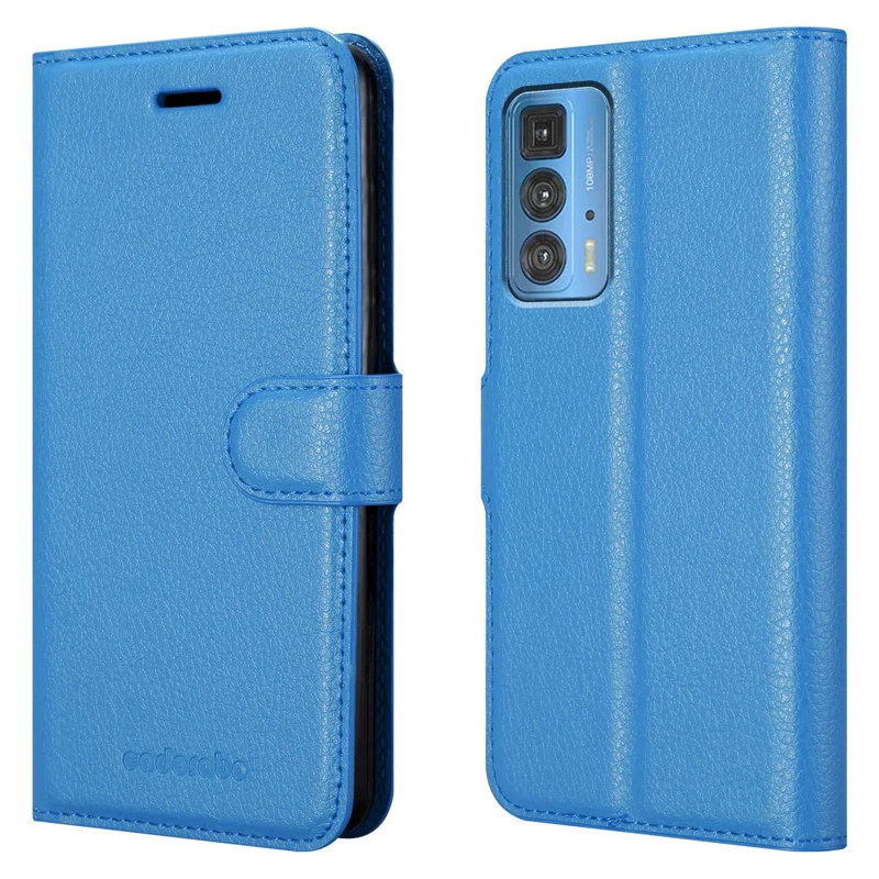 Cadorabo Hülle kompatibel mit Motorola EDGE 20 PRO / EDGE S PRO Schutzhülle mit Magnetverschluss, Standfunktion und Kartenfach