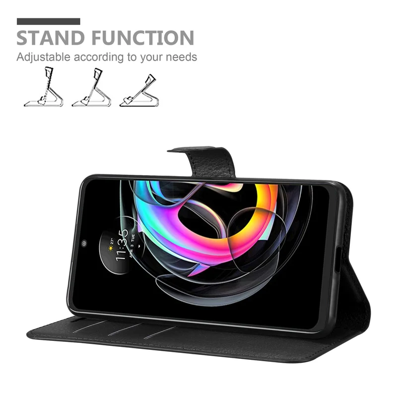 Cadorabo Hülle kompatibel mit Motorola EDGE 20 LITE / FUSION Schutzhülle mit Magnetverschluss, Standfunktion und Kartenfach
