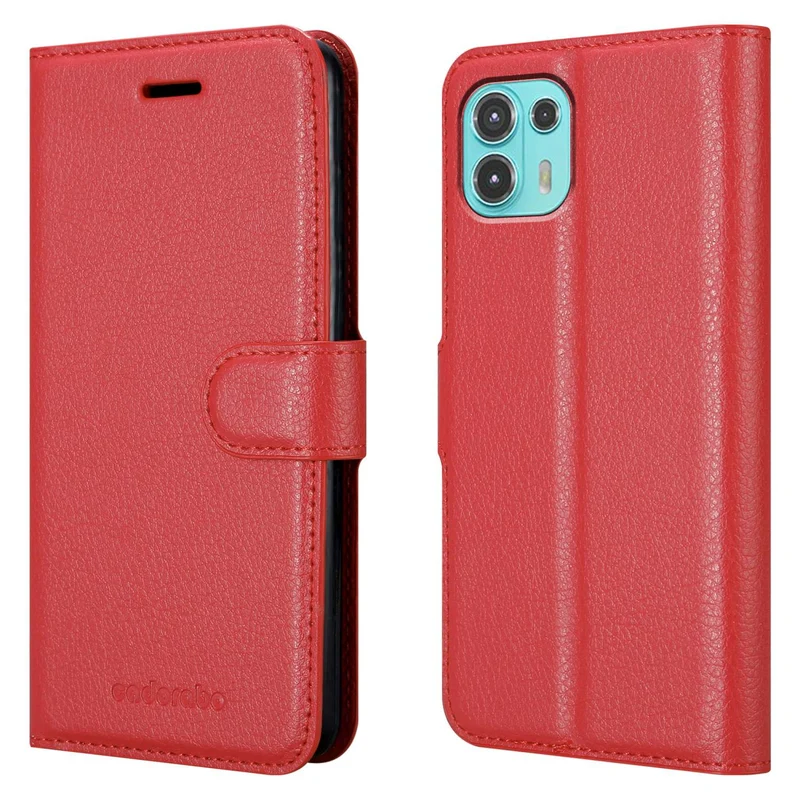 Cadorabo Hülle kompatibel mit Motorola EDGE 20 LITE / FUSION Schutzhülle mit Magnetverschluss, Standfunktion und Kartenfach
