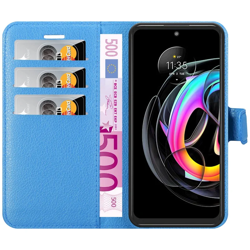 Cadorabo Hülle kompatibel mit Motorola EDGE 20 LITE / FUSION Schutzhülle mit Magnetverschluss, Standfunktion und Kartenfach