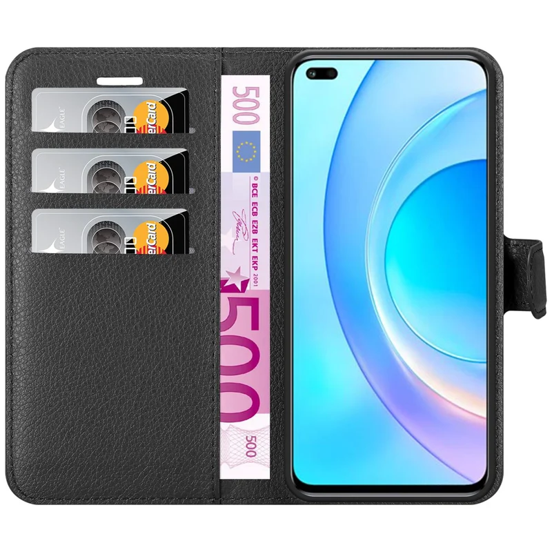 Cadorabo Hülle kompatibel mit Honor 50 LITE Schutzhülle mit Magnetverschluss, Standfunktion und Kartenfach