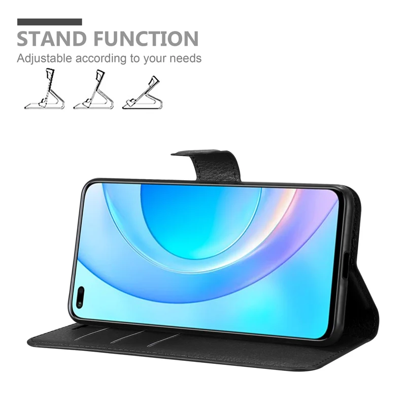 Cadorabo Hülle kompatibel mit Honor 50 LITE Schutzhülle mit Magnetverschluss, Standfunktion und Kartenfach