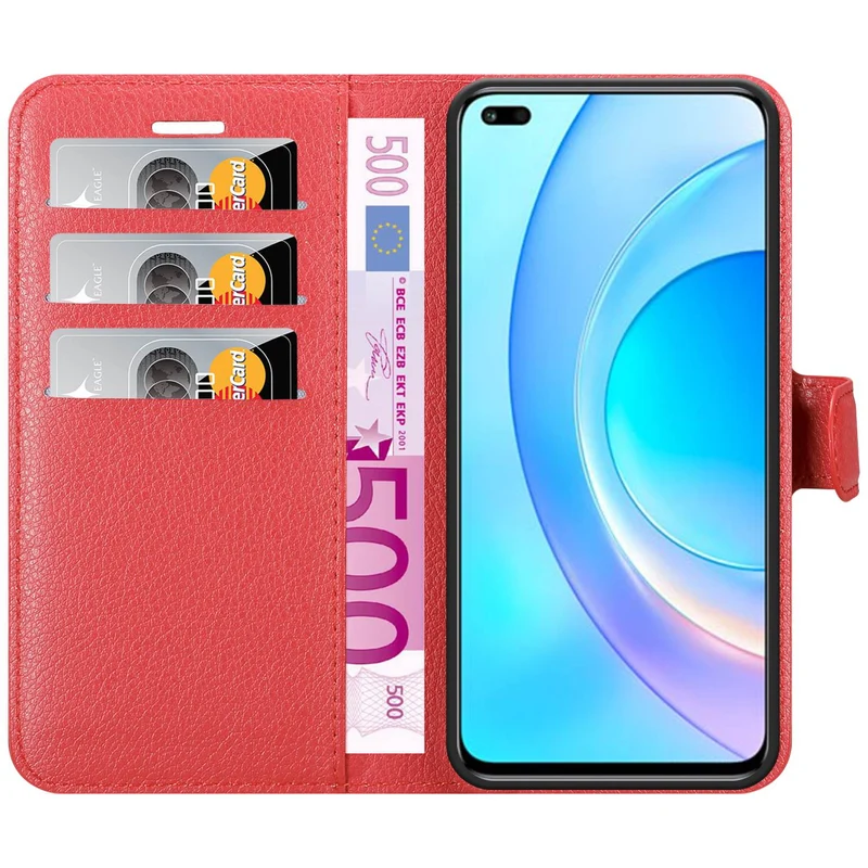 Cadorabo Hülle kompatibel mit Honor 50 LITE Schutzhülle mit Magnetverschluss, Standfunktion und Kartenfach
