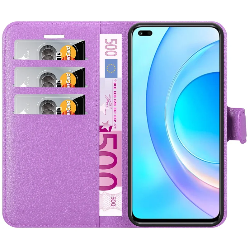 Cadorabo Hülle kompatibel mit Honor 50 LITE Schutzhülle mit Magnetverschluss, Standfunktion und Kartenfach