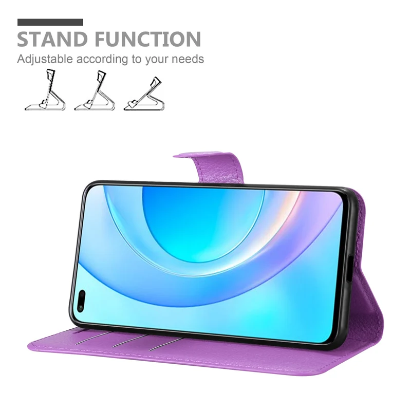 Cadorabo Hülle kompatibel mit Honor 50 LITE Schutzhülle mit Magnetverschluss, Standfunktion und Kartenfach