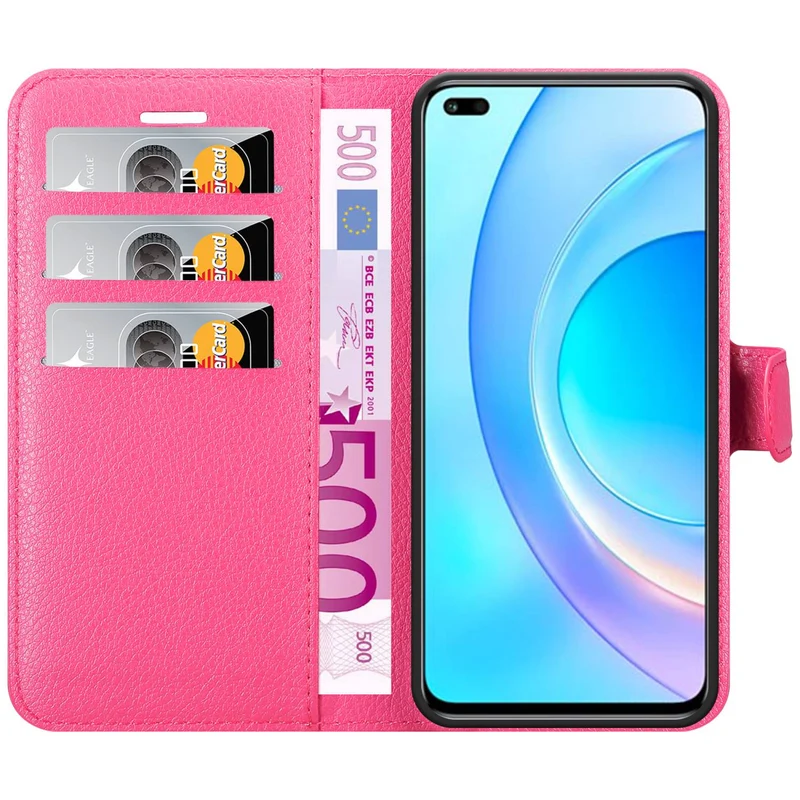 Cadorabo Hülle kompatibel mit Honor 50 LITE Schutzhülle mit Magnetverschluss, Standfunktion und Kartenfach