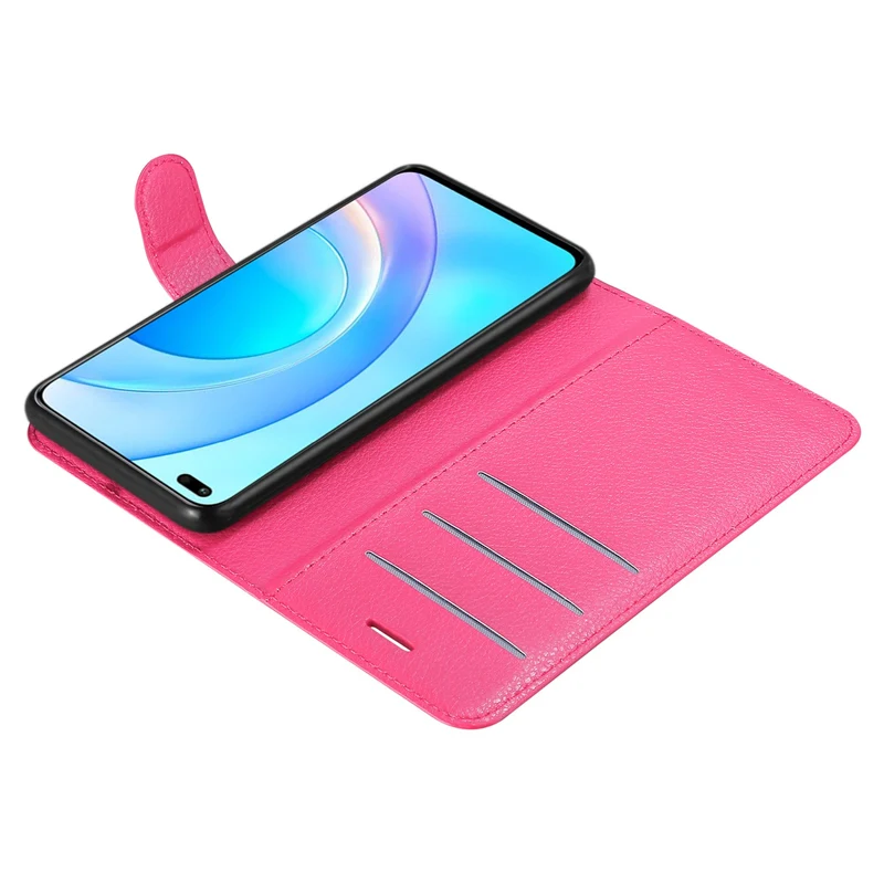 Cadorabo Hülle kompatibel mit Honor 50 LITE Schutzhülle mit Magnetverschluss, Standfunktion und Kartenfach