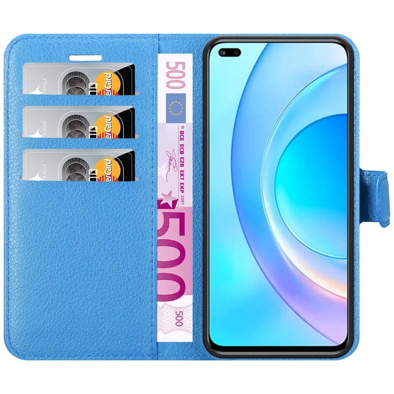 Cadorabo Hülle kompatibel mit Honor 50 LITE Schutzhülle mit Magnetverschluss, Standfunktion und Kartenfach