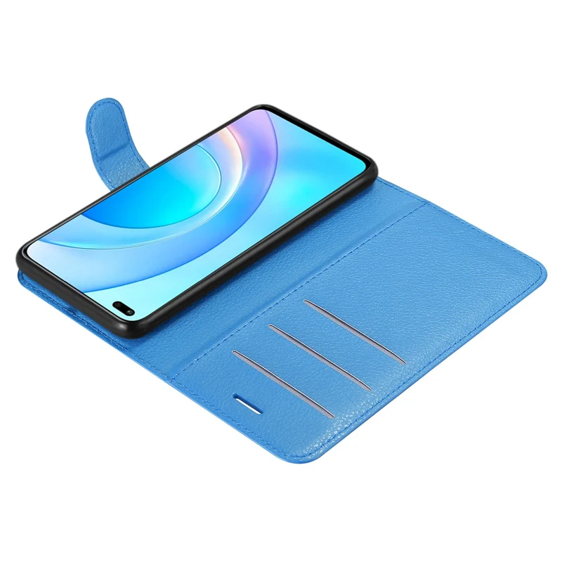 Cadorabo Hülle kompatibel mit Honor 50 LITE Schutzhülle mit Magnetverschluss, Standfunktion und Kartenfach