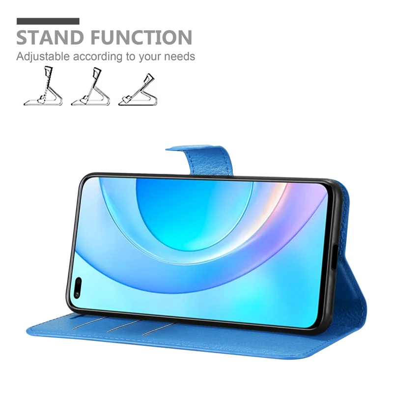 Cadorabo Hülle kompatibel mit Honor 50 LITE Schutzhülle mit Magnetverschluss, Standfunktion und Kartenfach