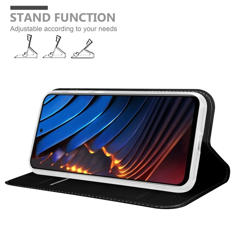 Cadorabo Hülle kompatibel mit Xiaomi POCO X3 GT Schutzhülle mit Magnetverschluss, Standfunktion und Kartenfach