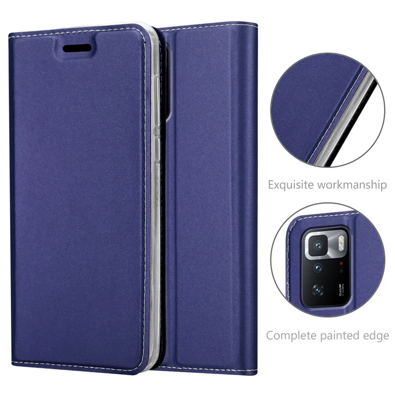 Cadorabo Hülle kompatibel mit Xiaomi POCO X3 GT Schutzhülle mit Magnetverschluss, Standfunktion und Kartenfach