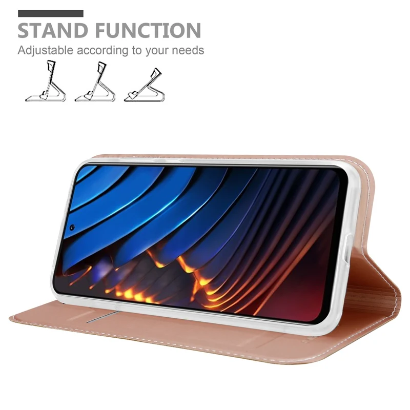 Cadorabo Hülle kompatibel mit Xiaomi POCO X3 GT Schutzhülle mit Magnetverschluss, Standfunktion und Kartenfach