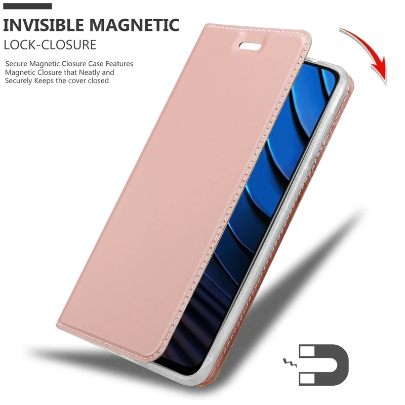 Cadorabo Hülle kompatibel mit Xiaomi POCO X3 GT Schutzhülle mit Magnetverschluss, Standfunktion und Kartenfach