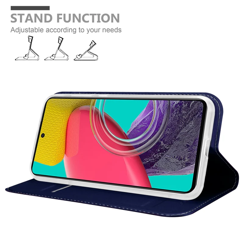 Cadorabo Hülle kompatibel mit Samsung Galaxy M53 5G Schutzhülle mit Magnetverschluss, Standfunktion und Kartenfach