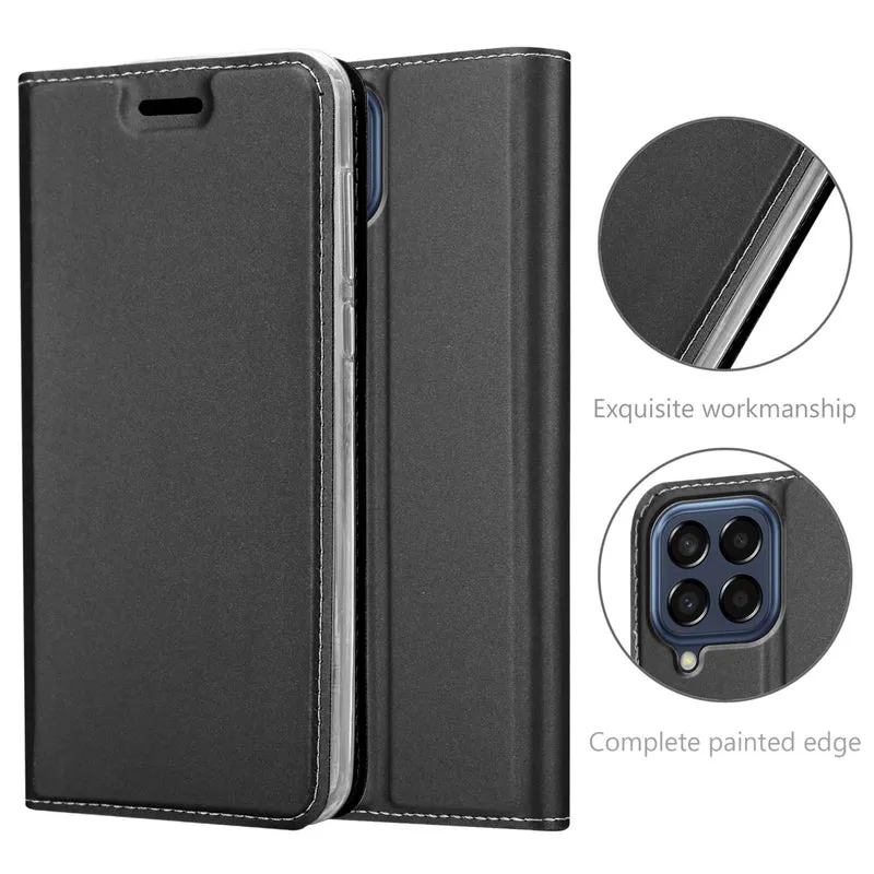 Cadorabo Hülle kompatibel mit Samsung Galaxy M33 5G Schutzhülle mit Magnetverschluss, Standfunktion und Kartenfach