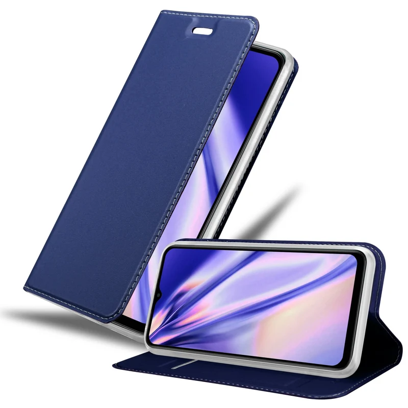 Cadorabo Hülle kompatibel mit Samsung Galaxy M23 5G Schutzhülle mit Magnetverschluss, Standfunktion und Kartenfach