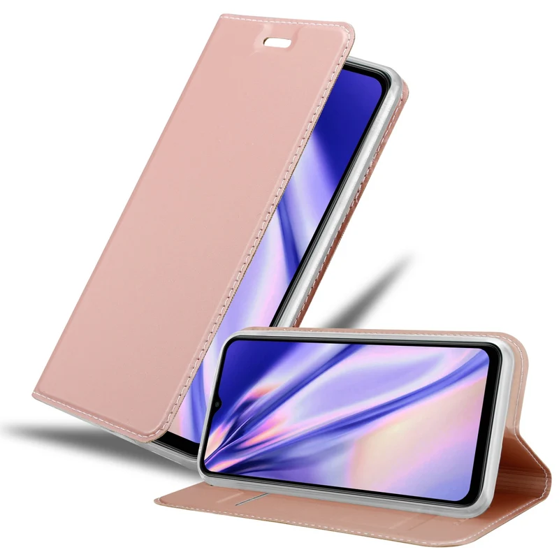 Cadorabo Hülle kompatibel mit Samsung Galaxy M23 5G Schutzhülle mit Magnetverschluss, Standfunktion und Kartenfach