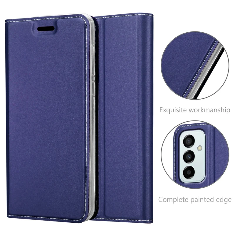 Cadorabo Hülle kompatibel mit Samsung Galaxy M23 5G Schutzhülle mit Magnetverschluss, Standfunktion und Kartenfach