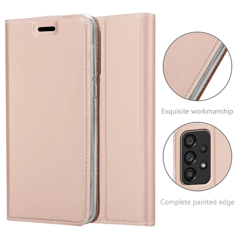 Cadorabo Hülle kompatibel mit Samsung Galaxy A53 5G Schutzhülle mit Magnetverschluss, Standfunktion und Kartenfach