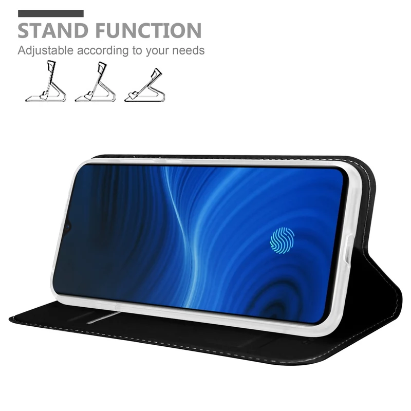 Cadorabo Hülle kompatibel mit Realme X2 PRO / Oppo Reno Ace Schutzhülle mit Magnetverschluss, Standfunktion und Kartenfach