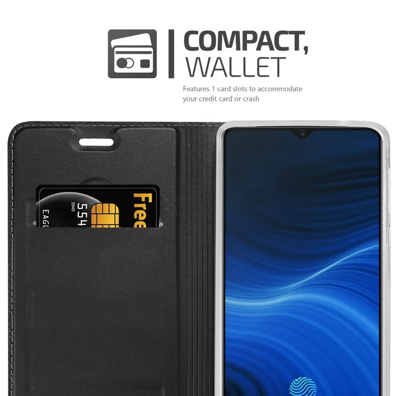 Cadorabo Hülle kompatibel mit Realme X2 PRO / Oppo Reno Ace Schutzhülle mit Magnetverschluss, Standfunktion und Kartenfach
