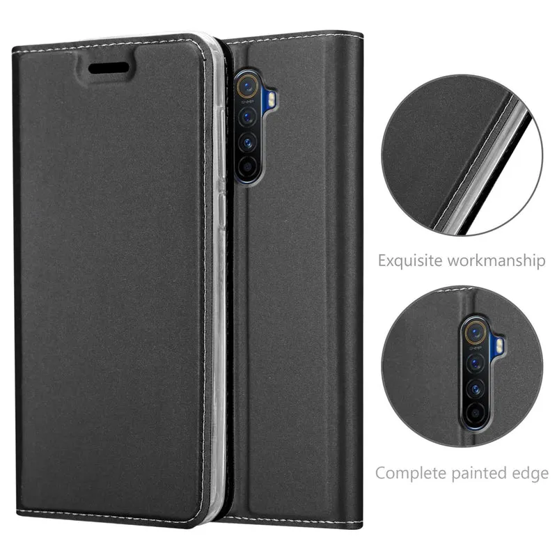 Cadorabo Hülle kompatibel mit Realme X2 PRO / Oppo Reno Ace Schutzhülle mit Magnetverschluss, Standfunktion und Kartenfach