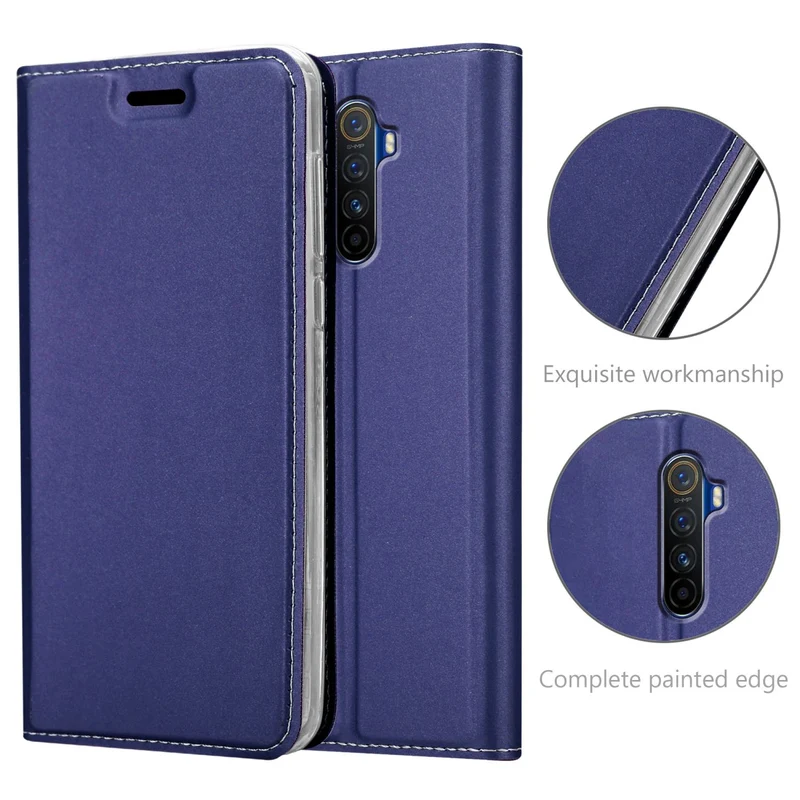 Cadorabo Hülle kompatibel mit Realme X2 PRO / Oppo Reno Ace Schutzhülle mit Magnetverschluss, Standfunktion und Kartenfach