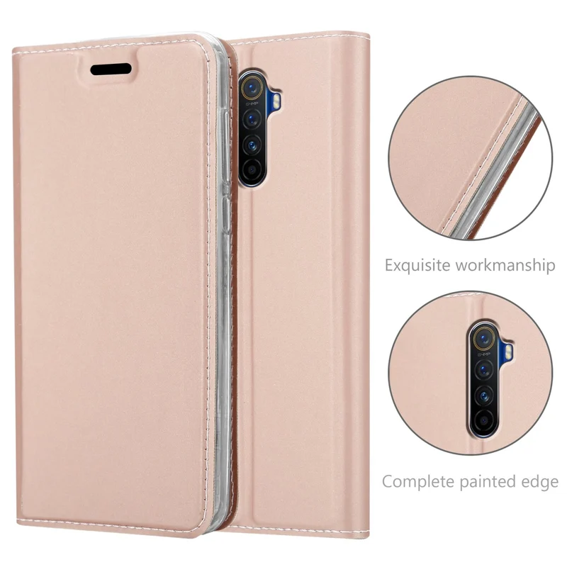 Cadorabo Hülle kompatibel mit Realme X2 PRO / Oppo Reno Ace Schutzhülle mit Magnetverschluss, Standfunktion und Kartenfach