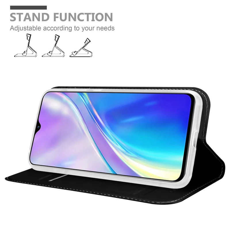Cadorabo Hülle kompatibel mit Realme X2 / XT / Oppo K5 Schutzhülle mit Magnetverschluss, Standfunktion und Kartenfach