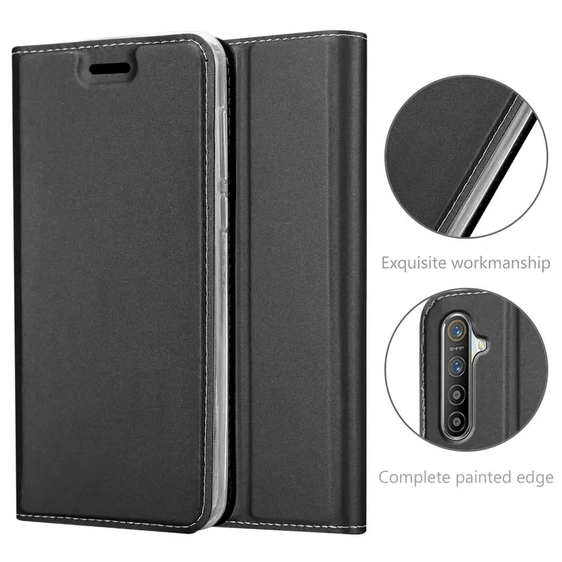 Cadorabo Hülle kompatibel mit Realme X2 / XT / Oppo K5 Schutzhülle mit Magnetverschluss, Standfunktion und Kartenfach
