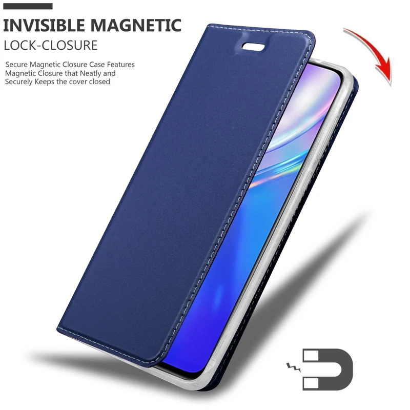 Cadorabo Hülle kompatibel mit Realme X2 / XT / Oppo K5 Schutzhülle mit Magnetverschluss, Standfunktion und Kartenfach