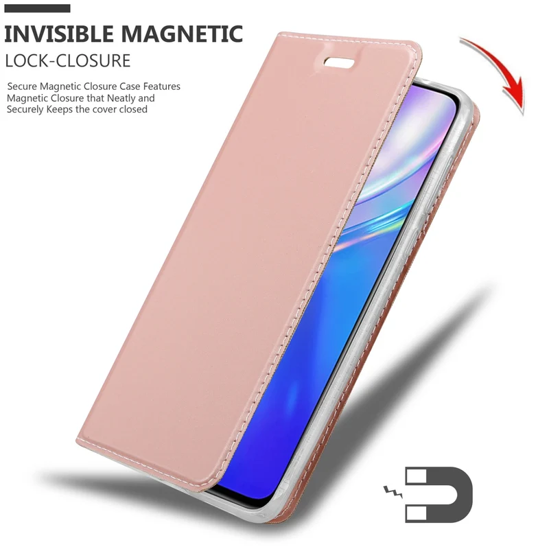 Cadorabo Hülle kompatibel mit Realme X2 / XT / Oppo K5 Schutzhülle mit Magnetverschluss, Standfunktion und Kartenfach