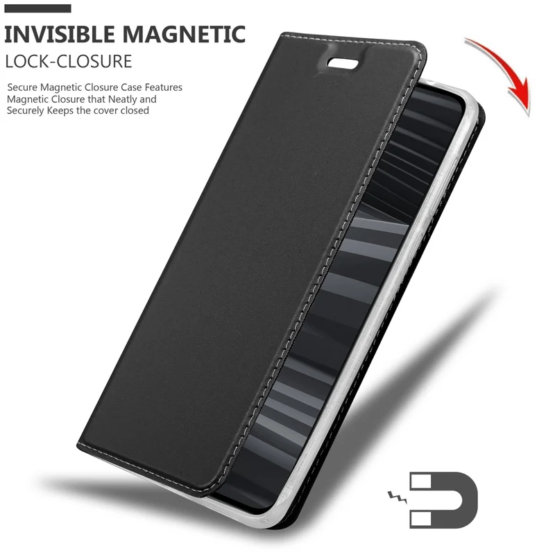 Cadorabo Hülle kompatibel mit Realme GT 2 PRO Schutzhülle mit Magnetverschluss, Standfunktion und Kartenfach