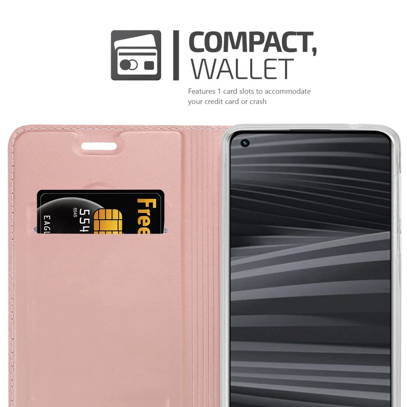 Cadorabo Hülle kompatibel mit Realme GT 2 / GT Neo 2 Schutzhülle mit Magnetverschluss, Standfunktion und Kartenfach