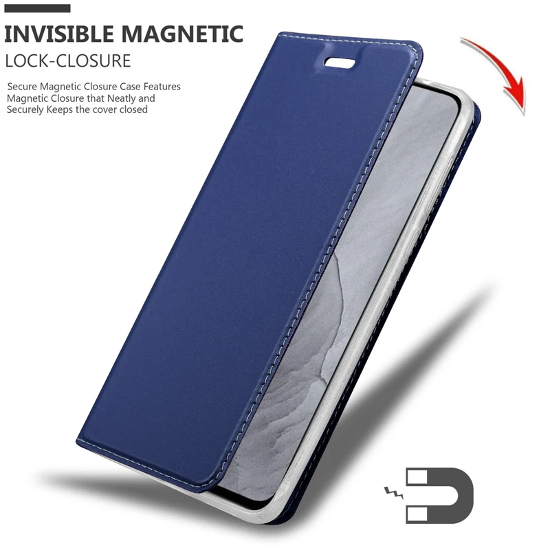 Cadorabo Hülle kompatibel mit Realme GT Master Schutzhülle mit Magnetverschluss, Standfunktion und Kartenfach