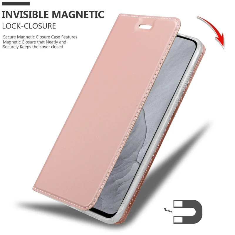 Cadorabo Hülle kompatibel mit Realme GT Master Schutzhülle mit Magnetverschluss, Standfunktion und Kartenfach