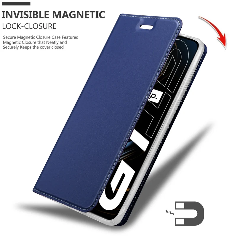 Cadorabo Hülle kompatibel mit Realme GT / GT Neo 2T / Q3 PRO Schutzhülle mit Magnetverschluss, Standfunktion und Kartenfach