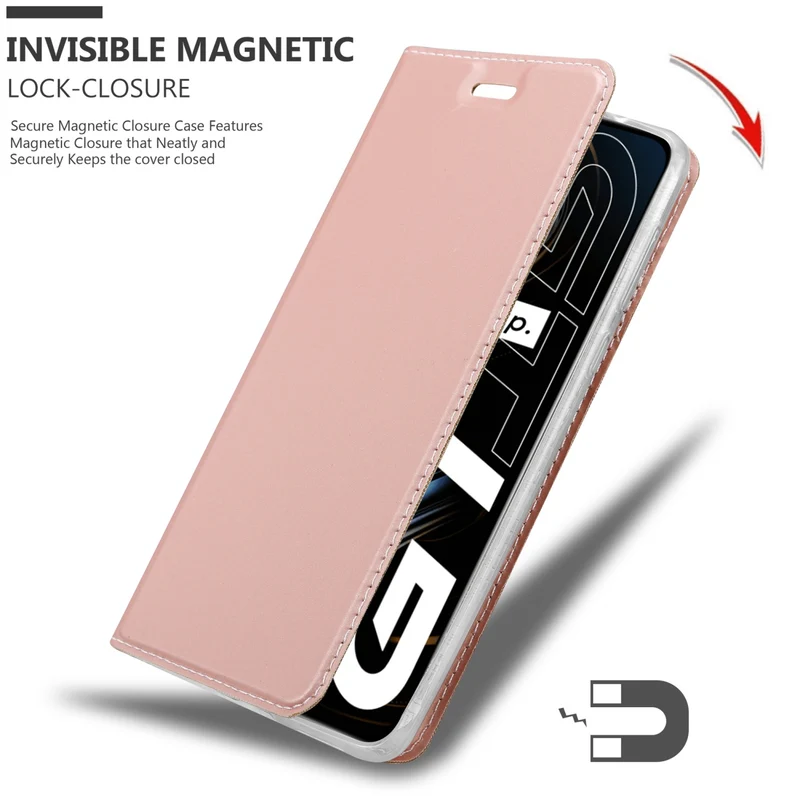 Cadorabo Hülle kompatibel mit Realme GT / GT Neo 2T / Q3 PRO Schutzhülle mit Magnetverschluss, Standfunktion und Kartenfach