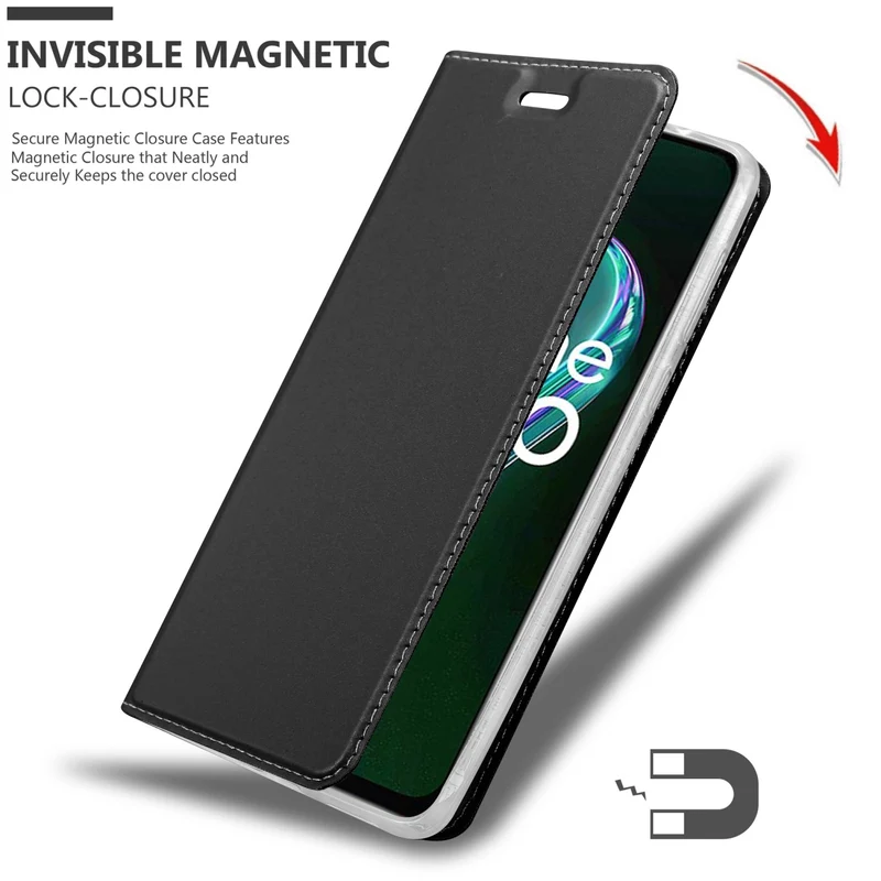Cadorabo Hülle kompatibel mit Realme 9 5G / 9 PRO / V25 / Q5 / OnePlus Nord CE 2 LITE 5G Schutzhülle mit Magnetverschluss, Standfunktion und Kartenfach