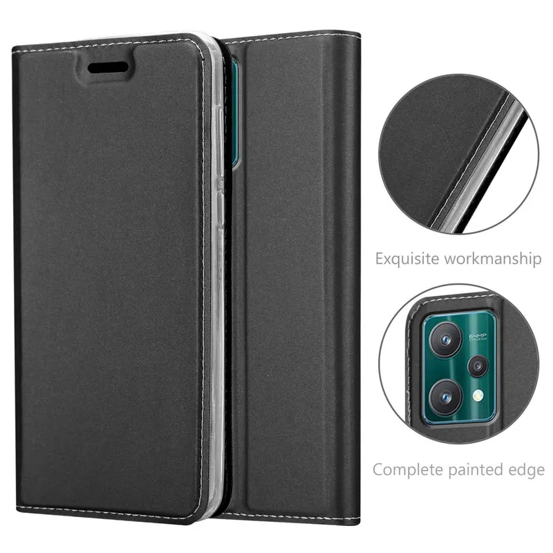 Cadorabo Hülle kompatibel mit Realme 9 5G / 9 PRO / V25 / Q5 / OnePlus Nord CE 2 LITE 5G Schutzhülle mit Magnetverschluss, Standfunktion und Kartenfach