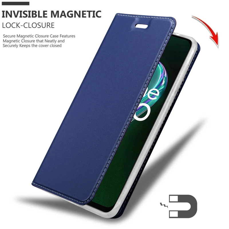 Cadorabo Hülle kompatibel mit Realme 9 5G / 9 PRO / V25 / Q5 / OnePlus Nord CE 2 LITE 5G Schutzhülle mit Magnetverschluss, Standfunktion und Kartenfach