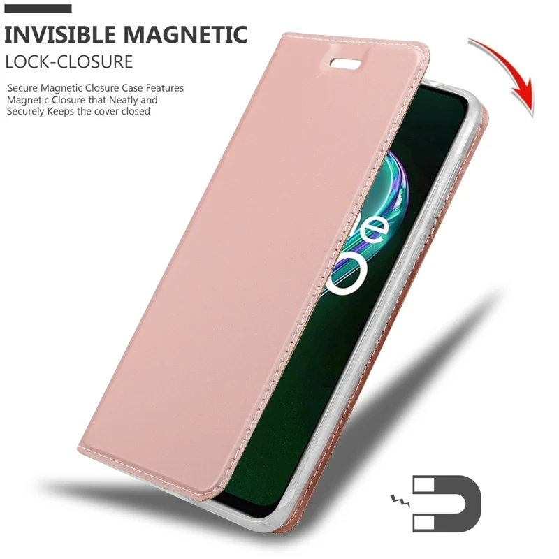 Cadorabo Hülle kompatibel mit Realme 9 5G / 9 PRO / V25 / Q5 / OnePlus Nord CE 2 LITE 5G Schutzhülle mit Magnetverschluss, Standfunktion und Kartenfach