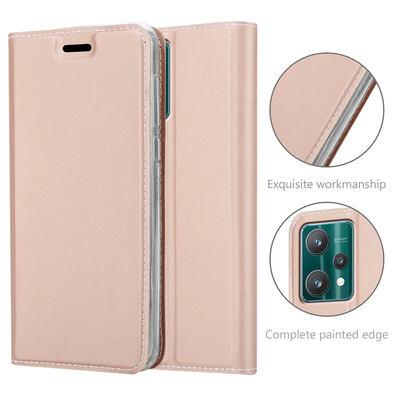 Cadorabo Hülle kompatibel mit Realme 9 5G / 9 PRO / V25 / Q5 / OnePlus Nord CE 2 LITE 5G Schutzhülle mit Magnetverschluss, Standfunktion und Kartenfach