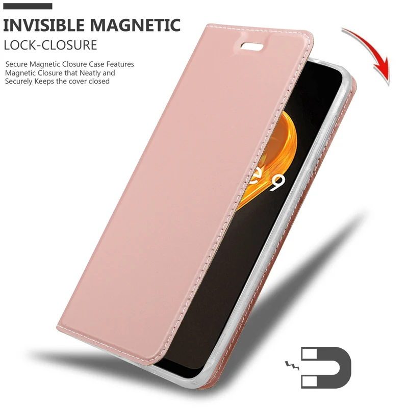 Cadorabo Hülle kompatibel mit Realme 9 4G / 9 PRO+ Schutzhülle mit Magnetverschluss, Standfunktion und Kartenfach