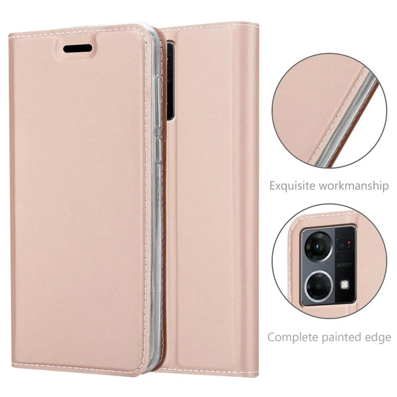 Cadorabo Hülle kompatibel mit Realme 7 5G Schutzhülle mit Magnetverschluss, Standfunktion und Kartenfach