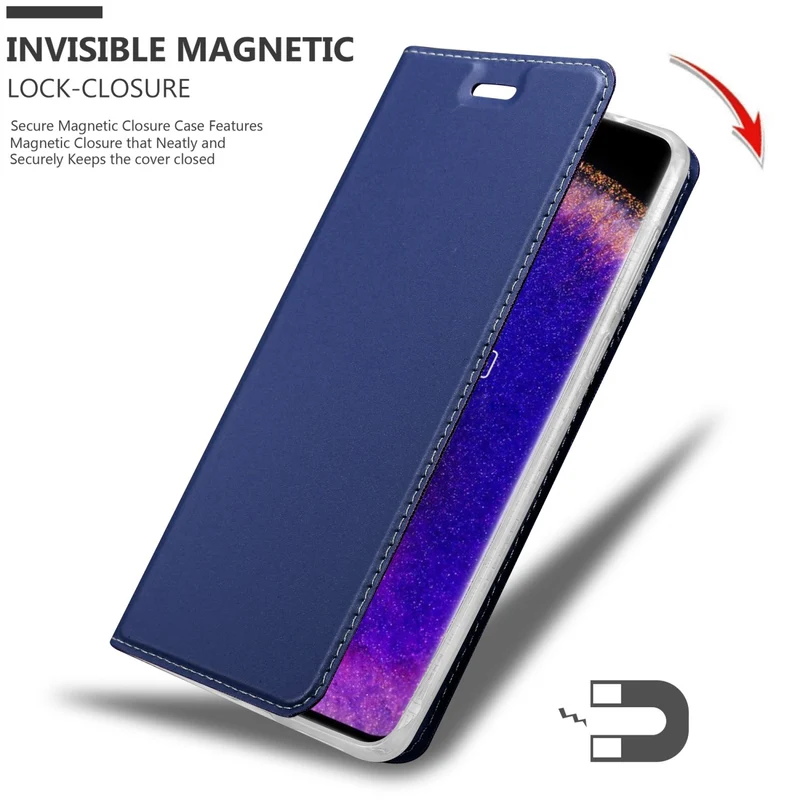 Cadorabo Hülle kompatibel mit Oppo FIND X5 Schutzhülle mit Magnetverschluss, Standfunktion und Kartenfach