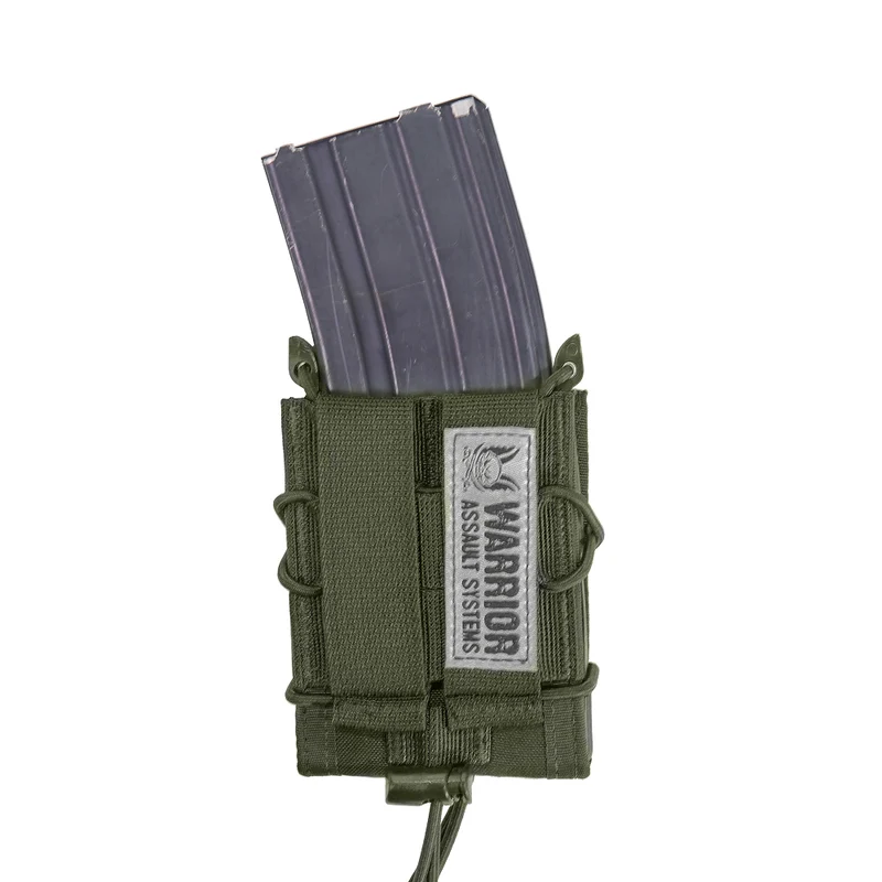 Warrior Assault Systems Single Quick Mag with Single Pistol Pouch oliv