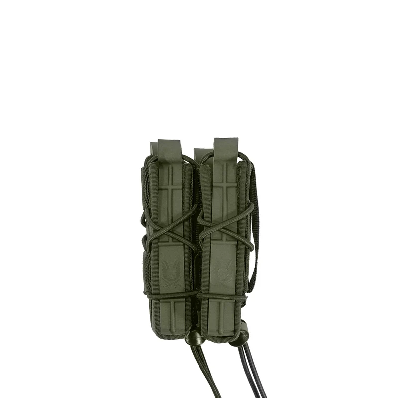 Warrior Assault Systems Single Quick Mag with Single Pistol Pouch oliv