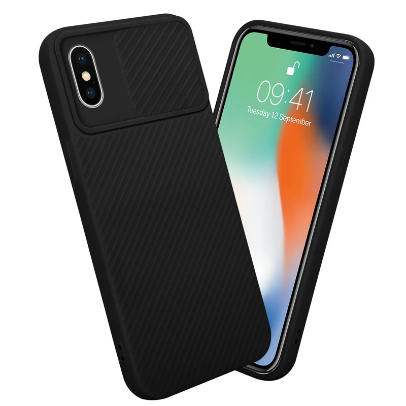 Cadorabo Hülle kompatibel mit Apple iPhone X / XS TPU Silikon Case Cover